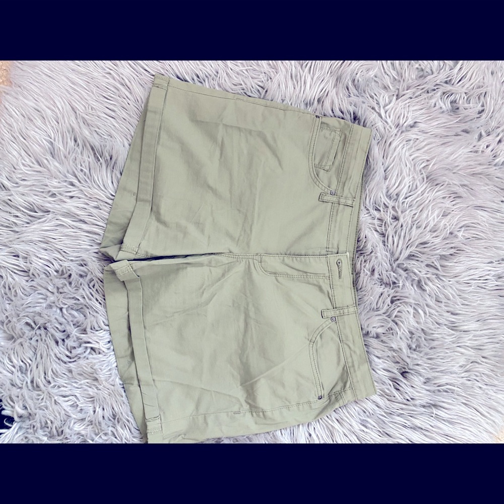 Olive shorts